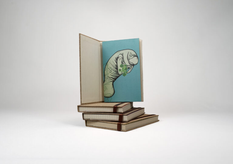 Libreta artesanal en papel taruya- Manatí