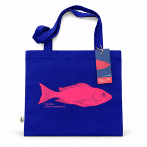 Cuidar el Mar – Bolsa lona Pargo Rojo